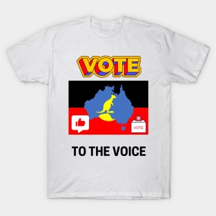 Vote Yes To The Voice Indigenous Voice To Parliament T-Shirt